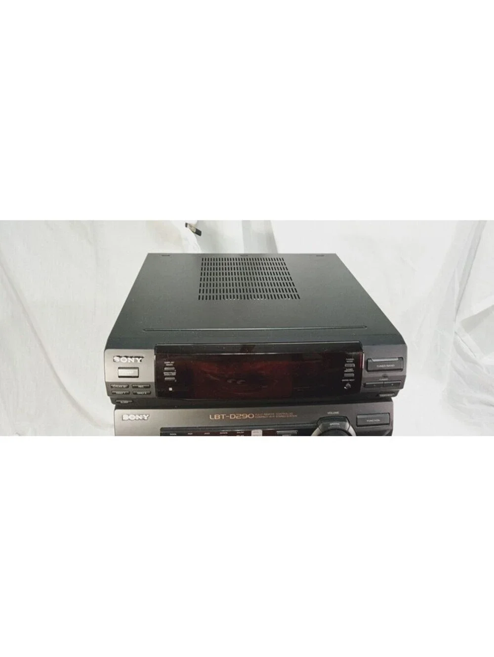 Sony HCD-D290 CD Player Receiver AM FM Stereo Audio System Untested